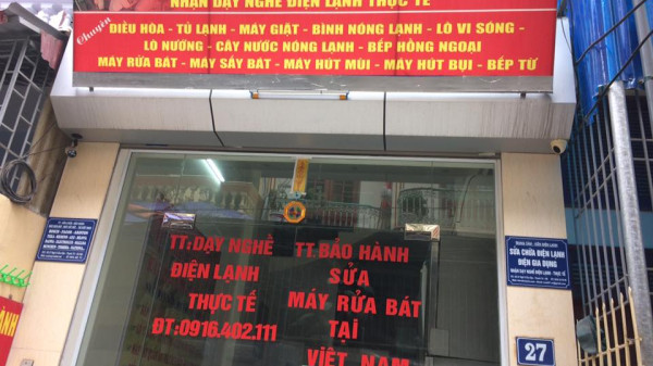 Dạy nghề điện lạnh miễn phí hỗ trợ ăn ở - đào tạo mở cửa hàng